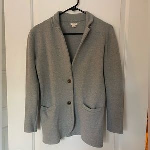J. Crew women’s gray blazer - sweater/soft